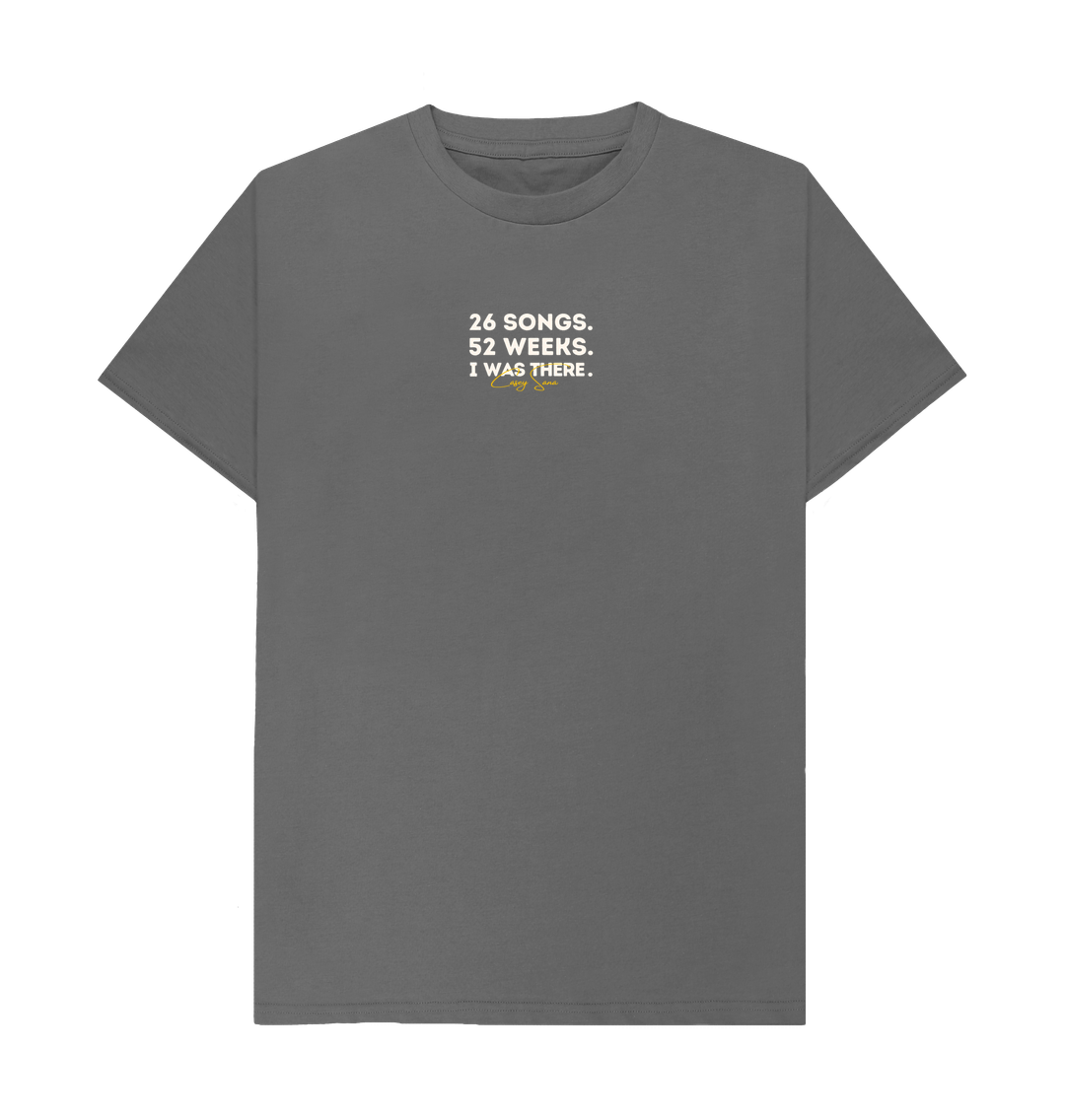 Slate Grey 26 SONGS. 52 WEEKS. TEE