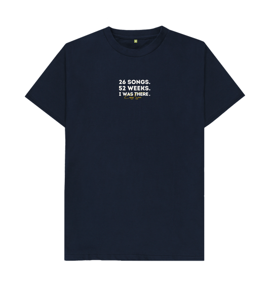 Navy Blue 26 SONGS. 52 WEEKS. TEE