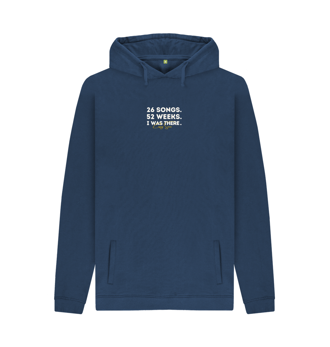 Navy 26 SONGS. 52 WEEKS. HOODIE