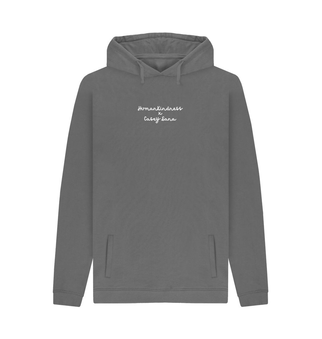 Slate Grey Mirrors Image Hoodie