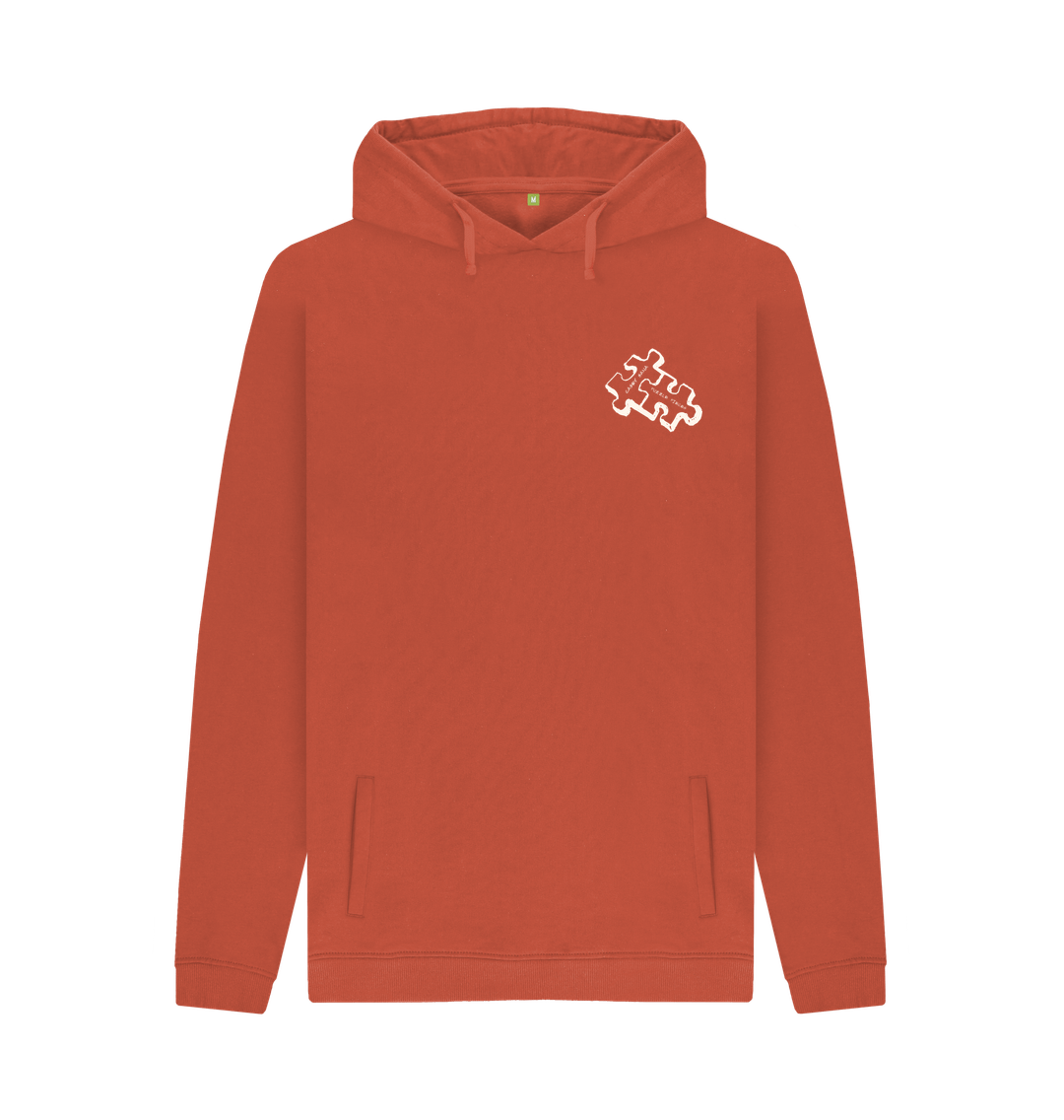 Rust Puzzle Pieces Hoodie