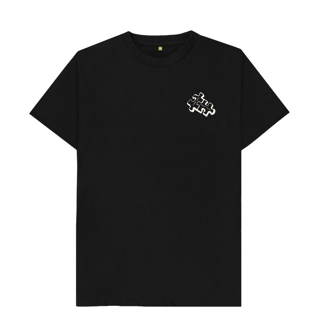 Black Puzzle Pieces Tee