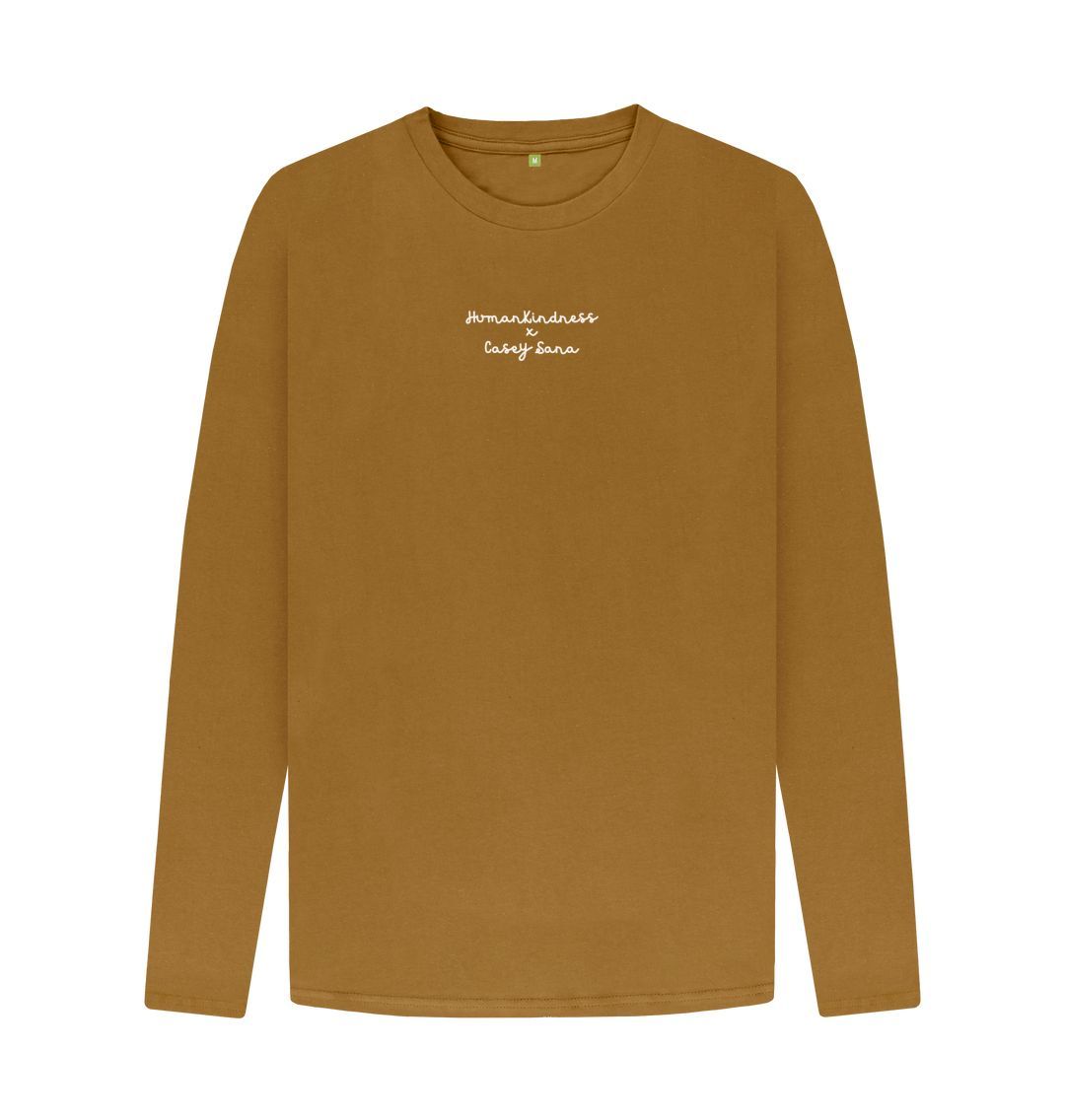 Brown Mirrors Image Long Sleeve Tee