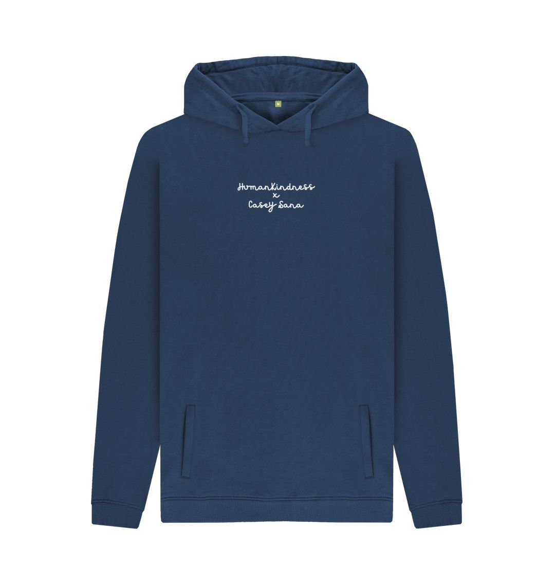 Navy Mirrors Image Hoodie
