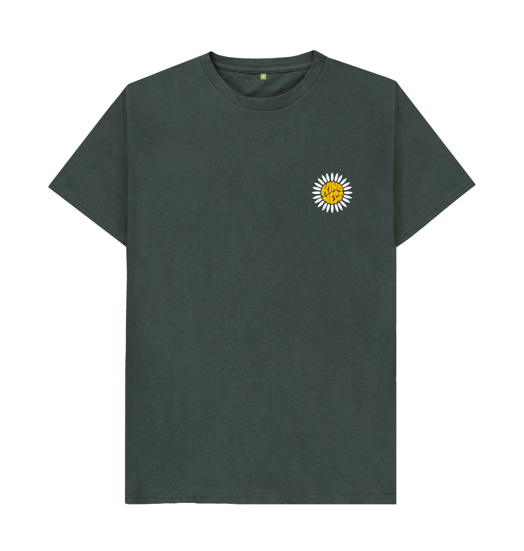 Dark Grey Sunflower Tee