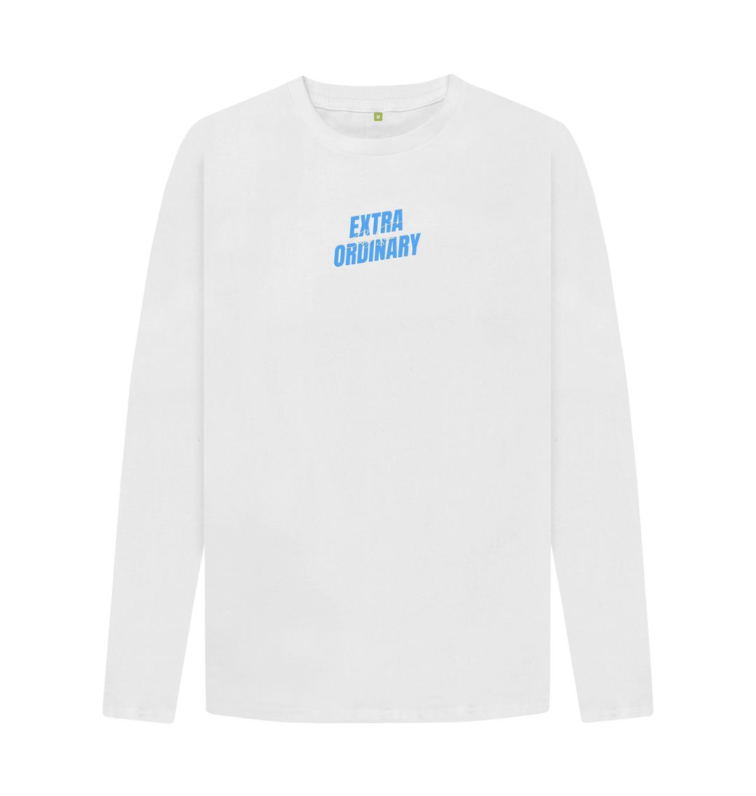 White EXTRA ORDINARY Long Sleeve Tee