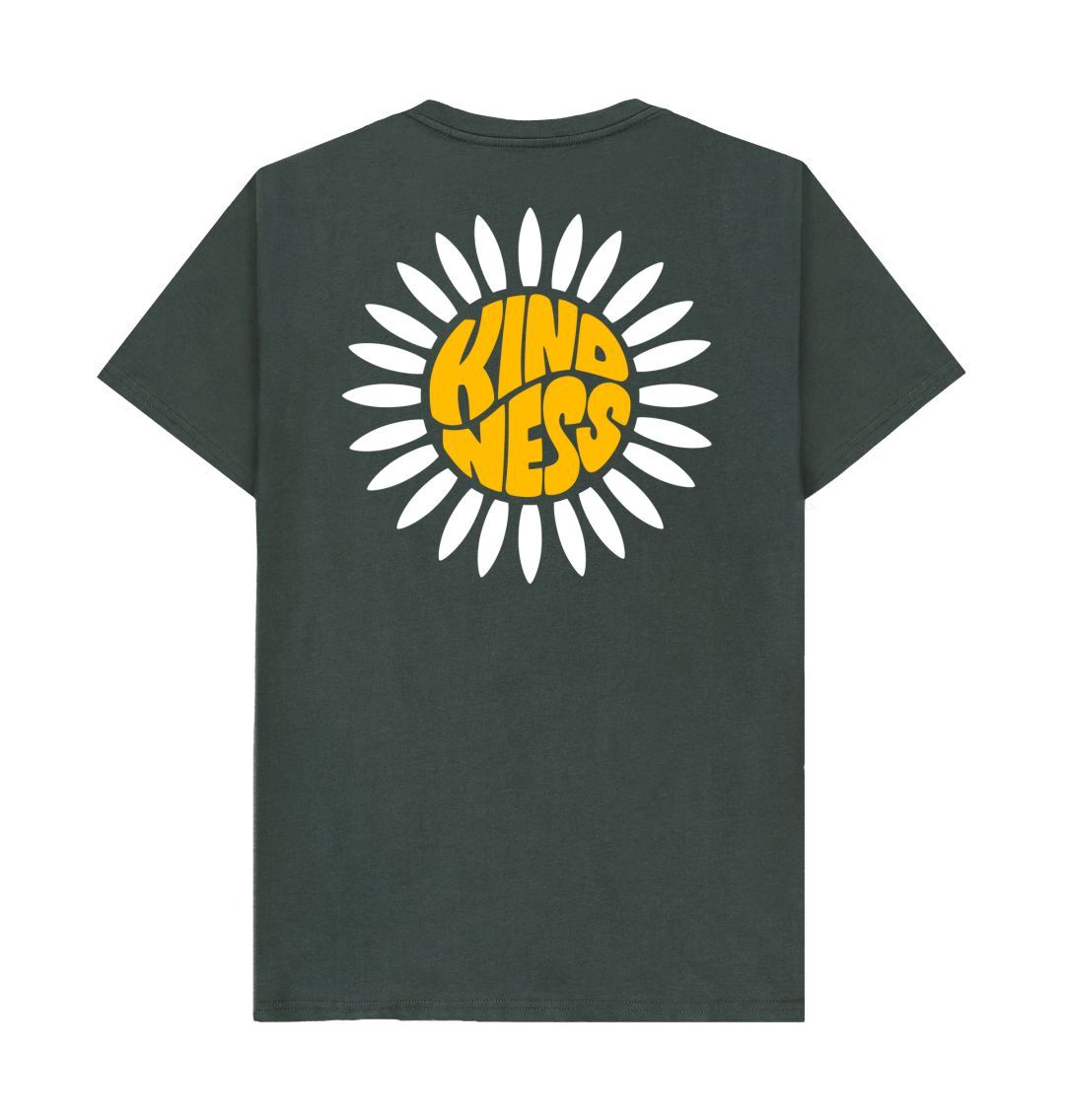 Dark Grey Sunflower Tee