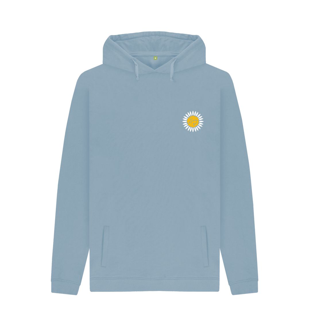 Stone Blue Sunflower Hoodie