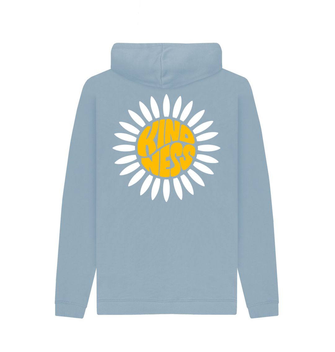 Stone Blue Sunflower Hoodie