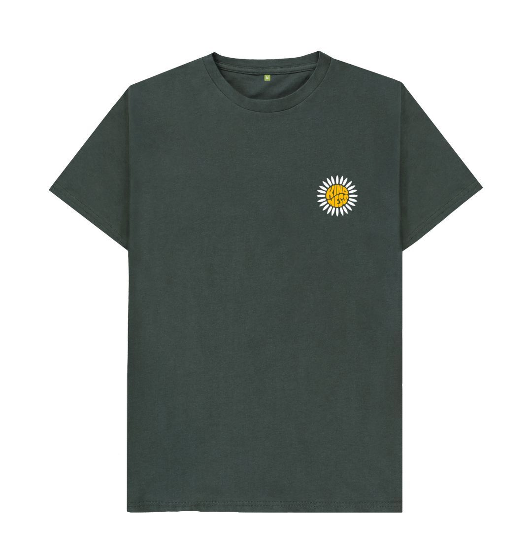 Dark Grey Sunflower Tee