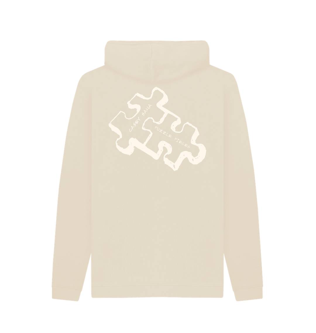 Oat Printed Hoody Back