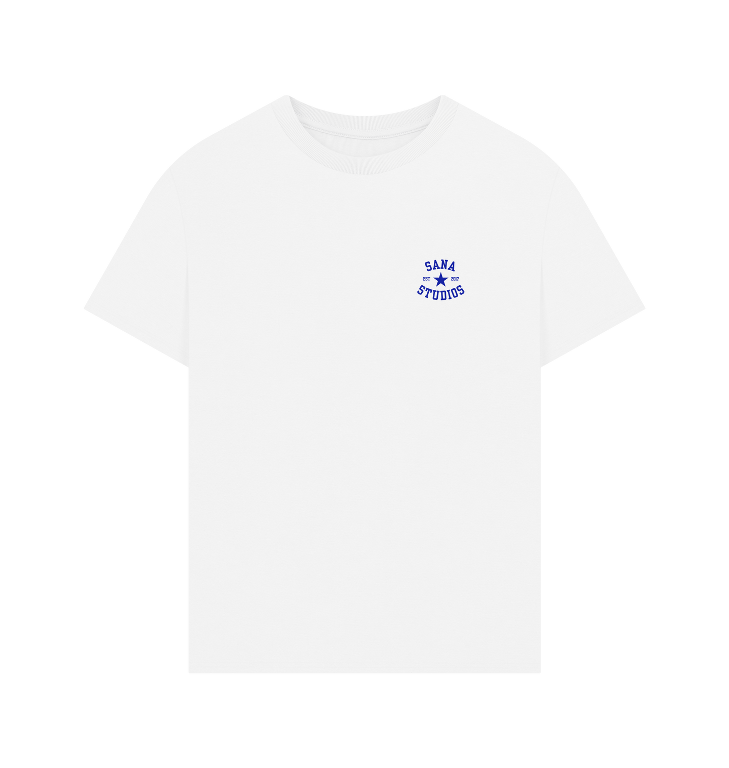White Printed T-shirt Front