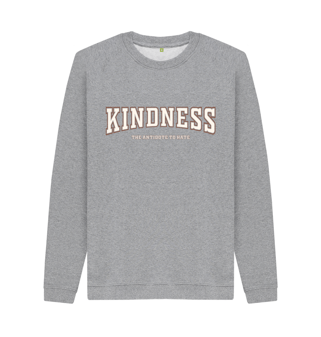 Light Heather Printed Sweater Front