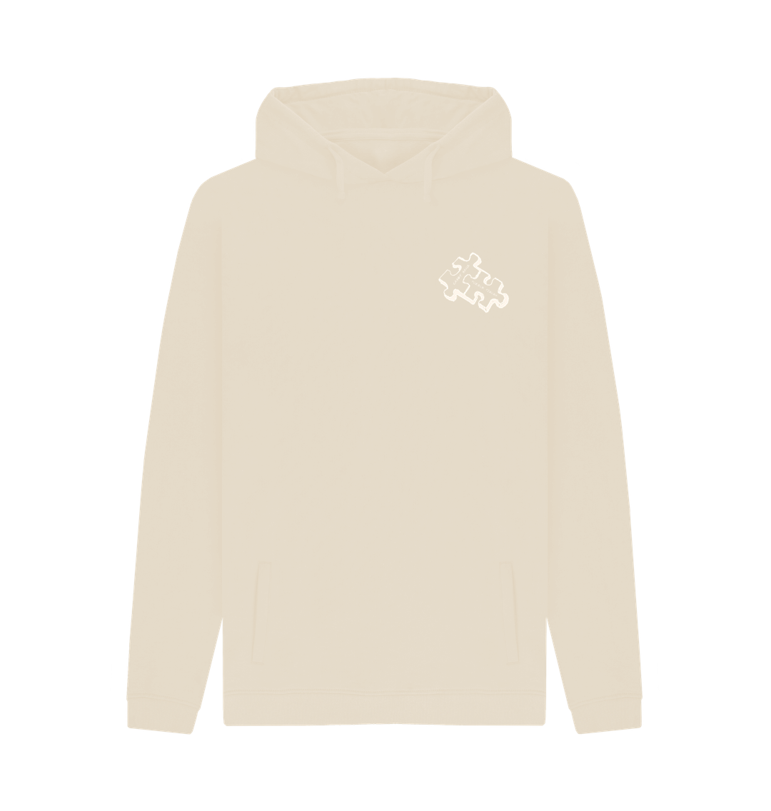 Oat Printed Hoody Front