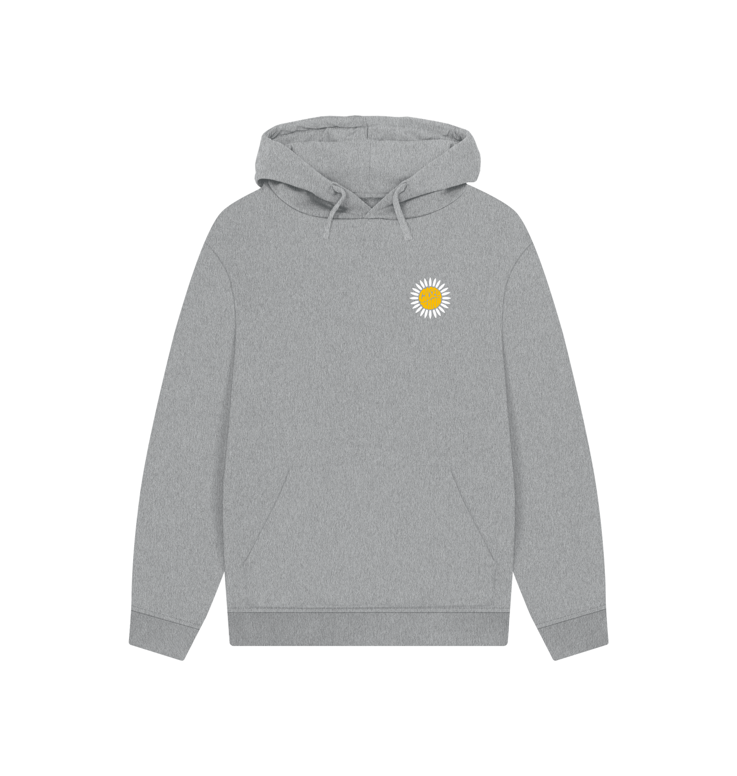 Athletic Grey Printed Hoody Front