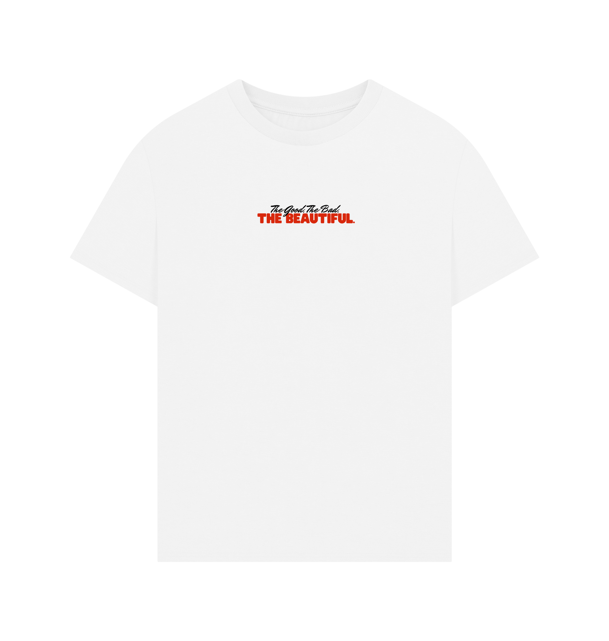 White Printed T-shirt Front