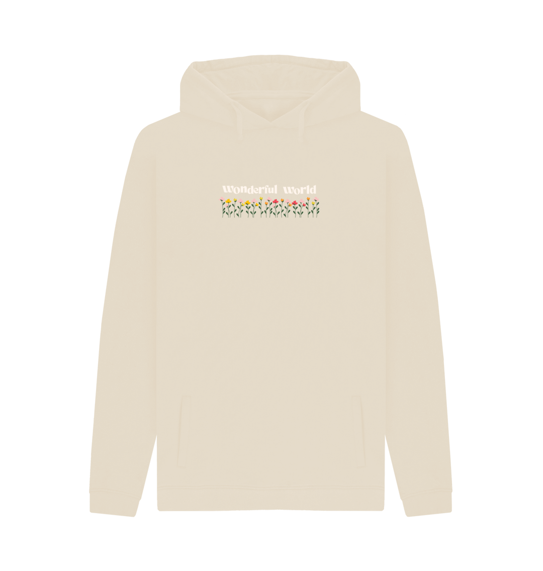 Oat Printed Hoody Front
