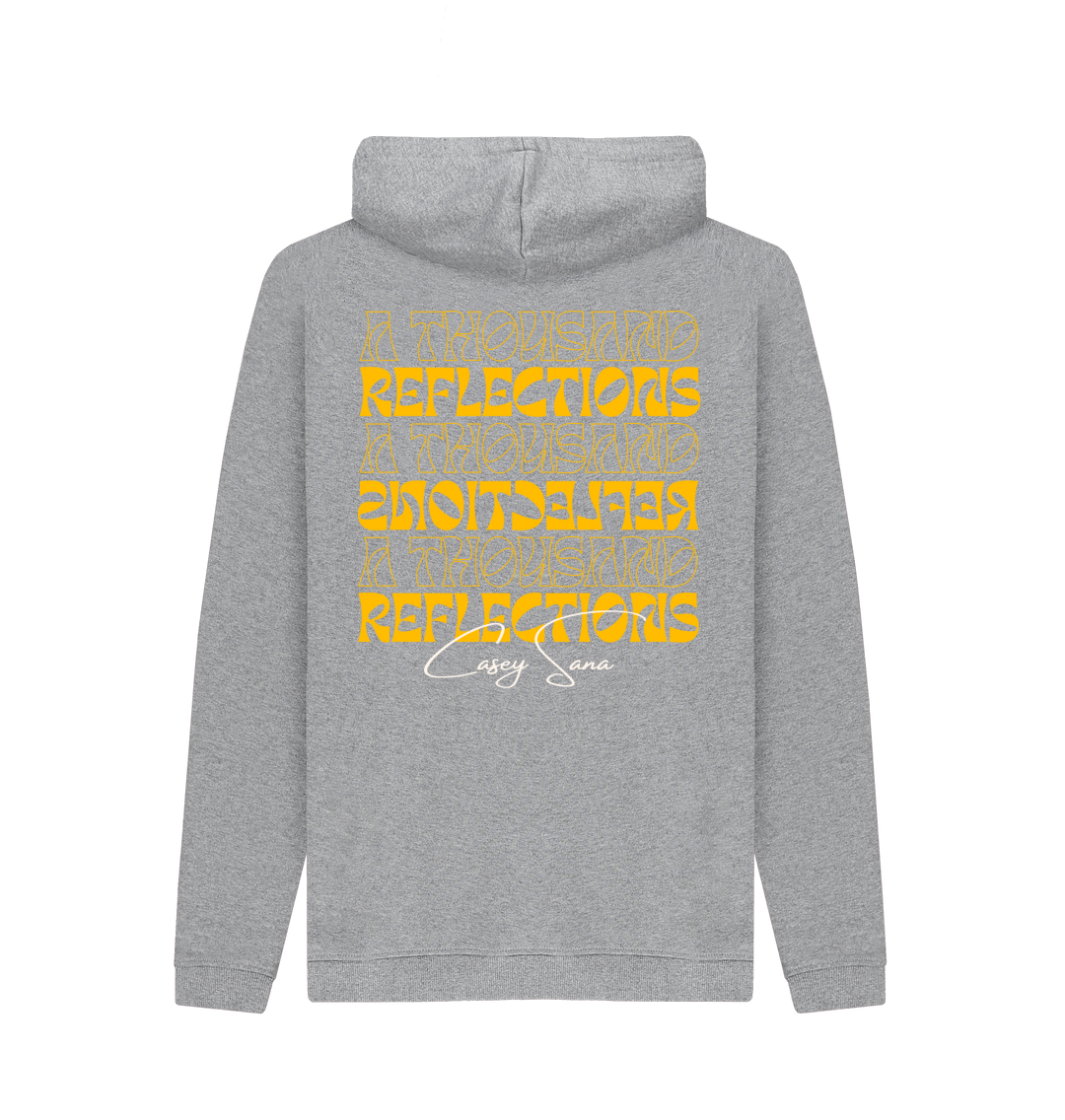 Light Heather Printed Hoody Back