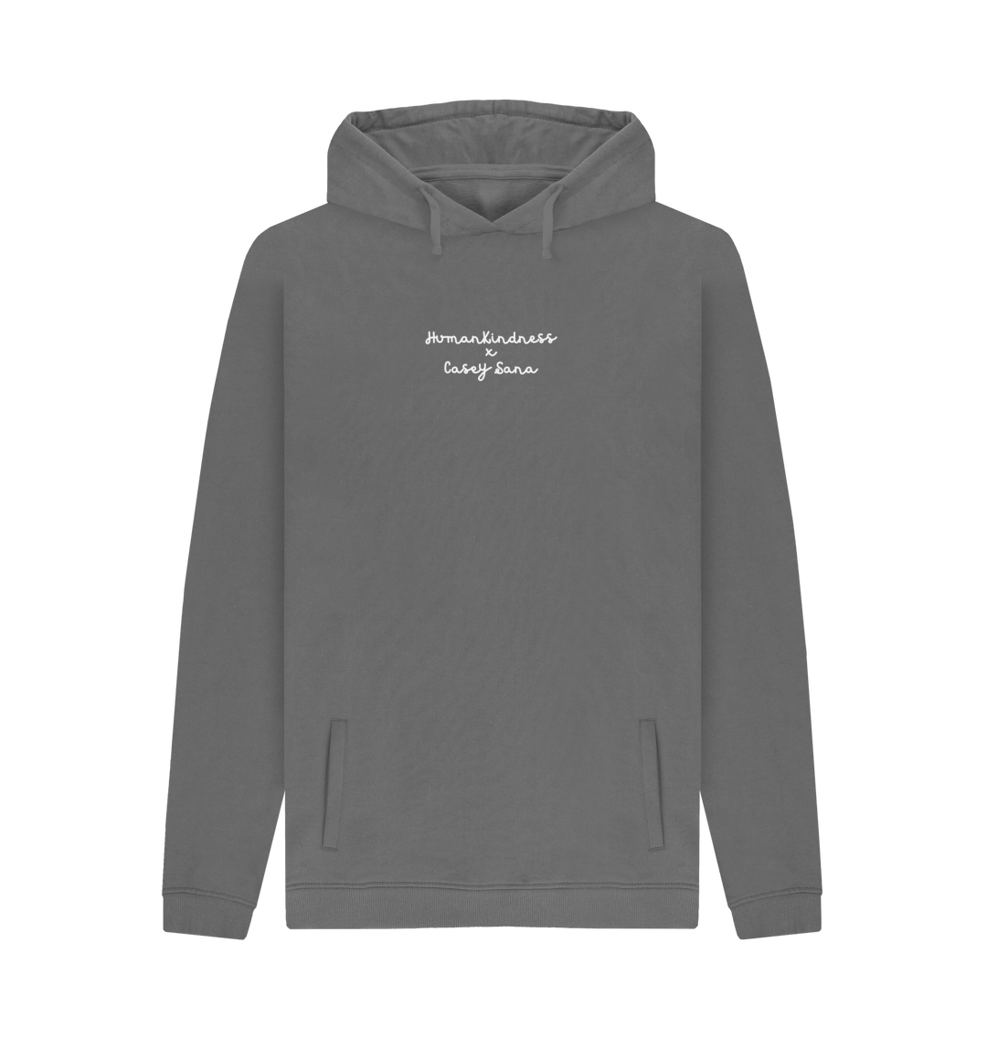Slate Grey Printed Hoody Front