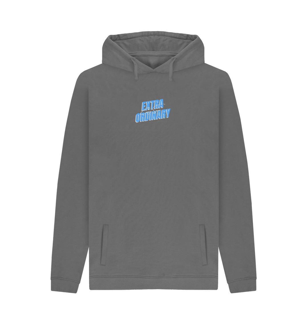 Slate Grey Printed Hoody Front