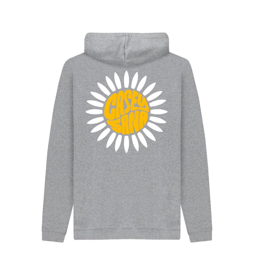 Light Heather Printed Hoody Back